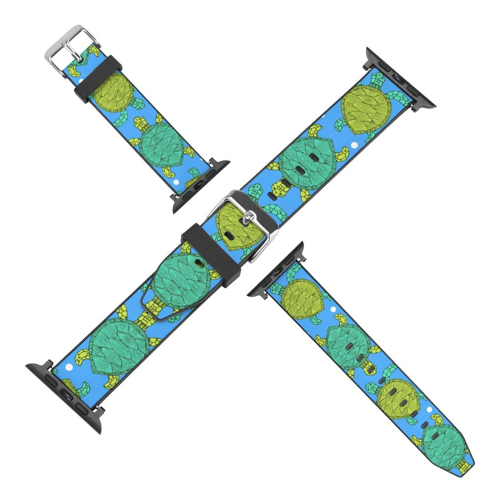 Soft PU Leather Replacement Watch Band for Women - Compatible with Apple Watch Series 7/6/5/4/3/2/1 (38mm 40mm 42mm 44mm) - Fashionable & Comfortable Strap for Workout, Office & Everyday Wear