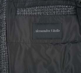 ALESSANDRO VITELLO Men's 830 Short Coat - Lightweight Winter Jacket for Business & Casual Wear | Water-Resistant Outerwear for Office, Travel & Daily Use