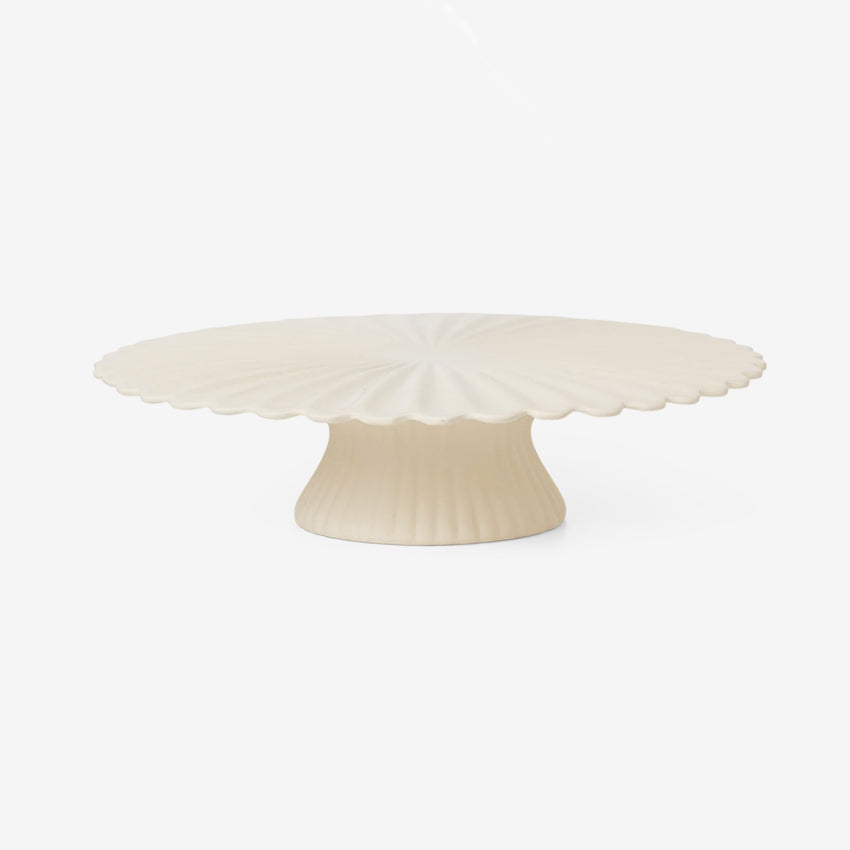 Ferm LIVING Fountain Cake Stand - Elegant Tiered Dessert Display for Weddings, Parties & Home Decor