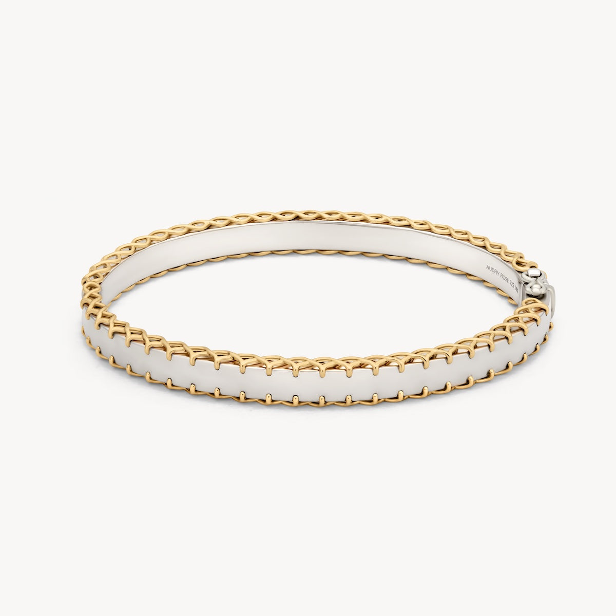Trendy Mixed Metal Stitched Bracelet for Women - Fashion Jewelry Gift for Her - Perfect for Casual Wear, Office & Date Night