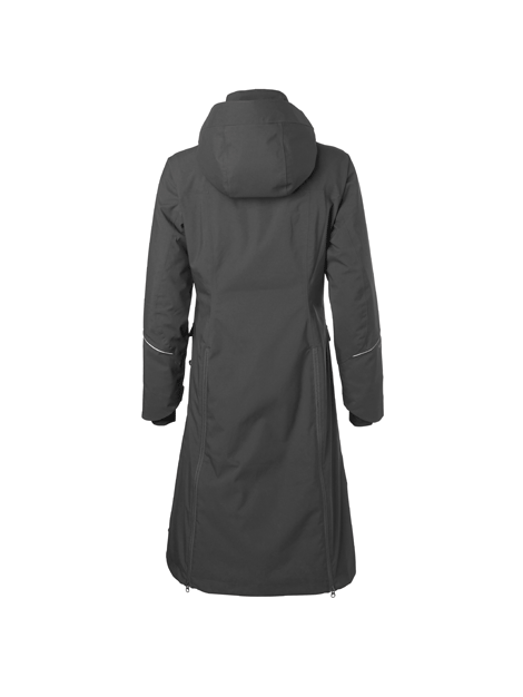 Stierna Nova Long Waterproof Coat for Women - Lightweight Rain Jacket with Hood, Windproof & Breathable Outdoor Shell - Perfect for Hiking, Camping & Travel