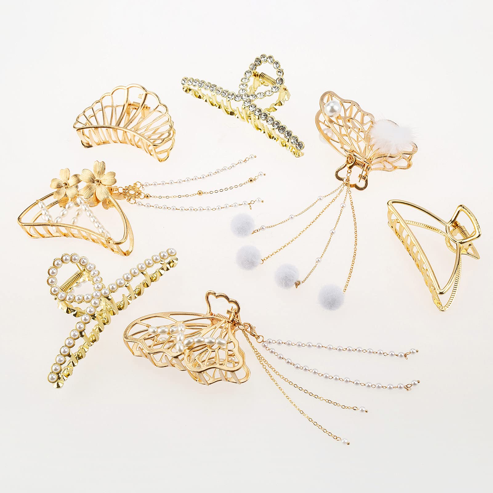 Elegant Women's Hair Claw Clip - Non-Slip Large Barrettes for Styling