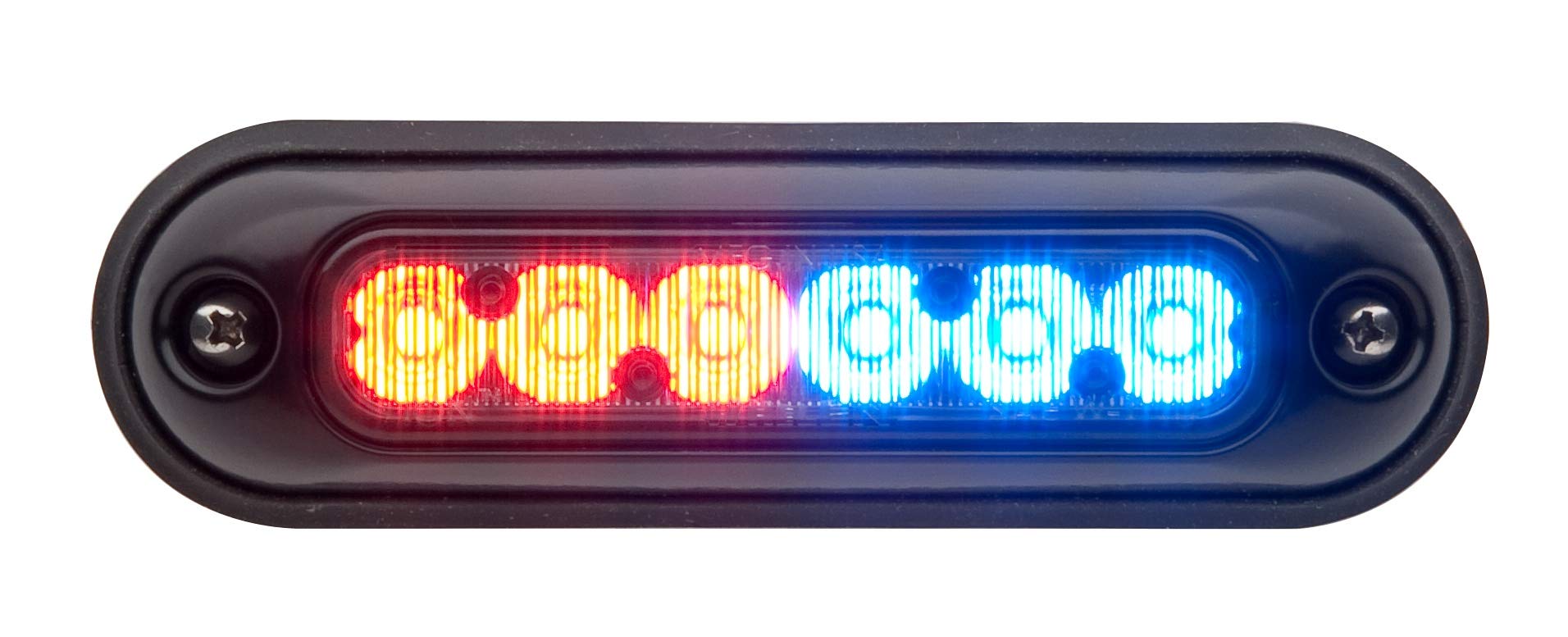Whelen ION Series Super-LED Surface Mount Emergency Light - Blue/Red for Police, Fire Truck & Emergency Vehicle Warning Lights
