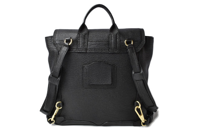 3.1 Phillip Lim Pashli Genuine Leather Backpack for Women - Stylish Black Designer Bag for Work, Travel & Everyday Use
