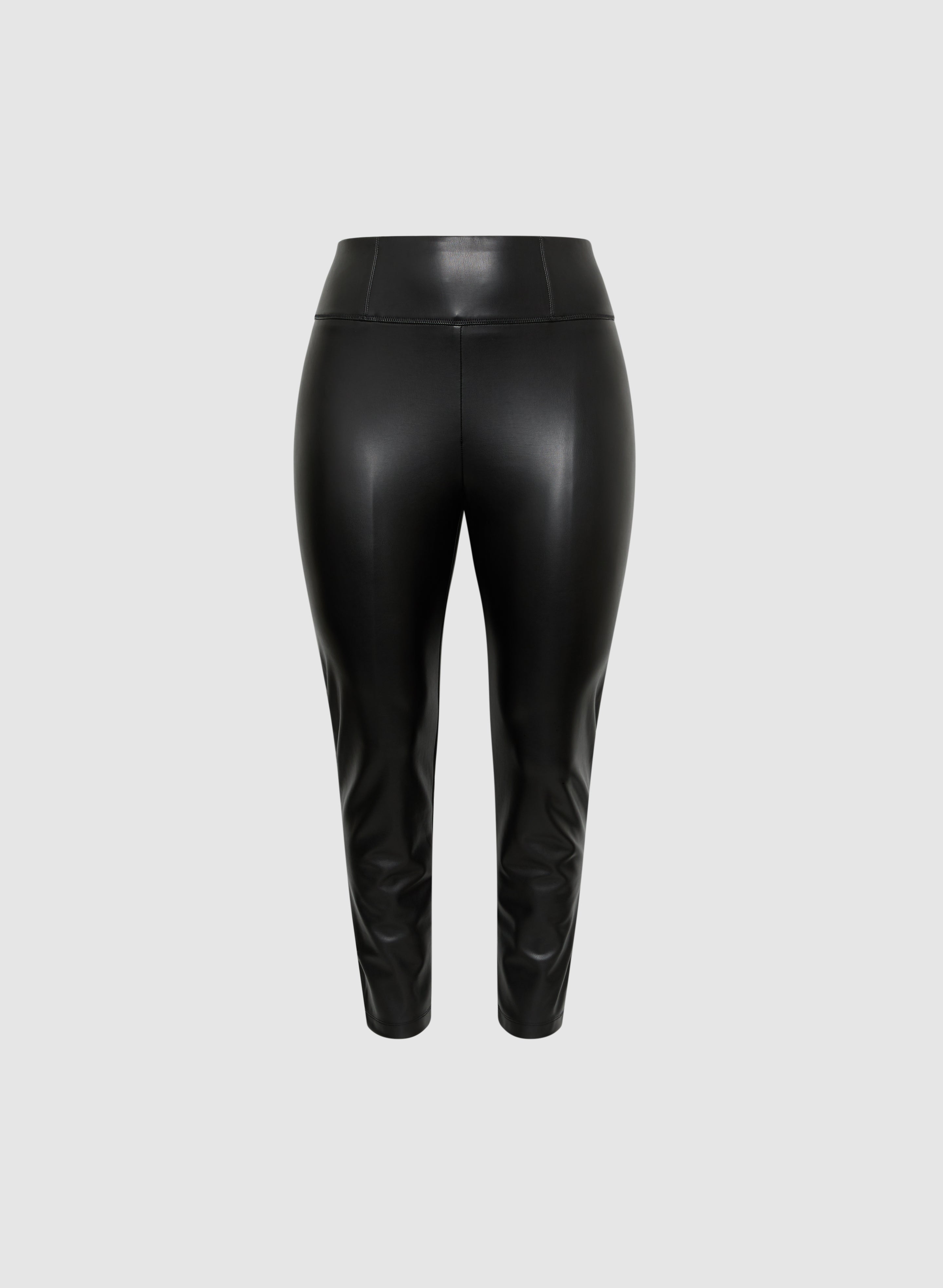 Chloe Fit Vegan Leather Leggings for Women - High Waisted Yoga Pants, Stretchy Faux Leather Workout Leggings - Perfect for Gym, Running, Yoga & Casual Wear