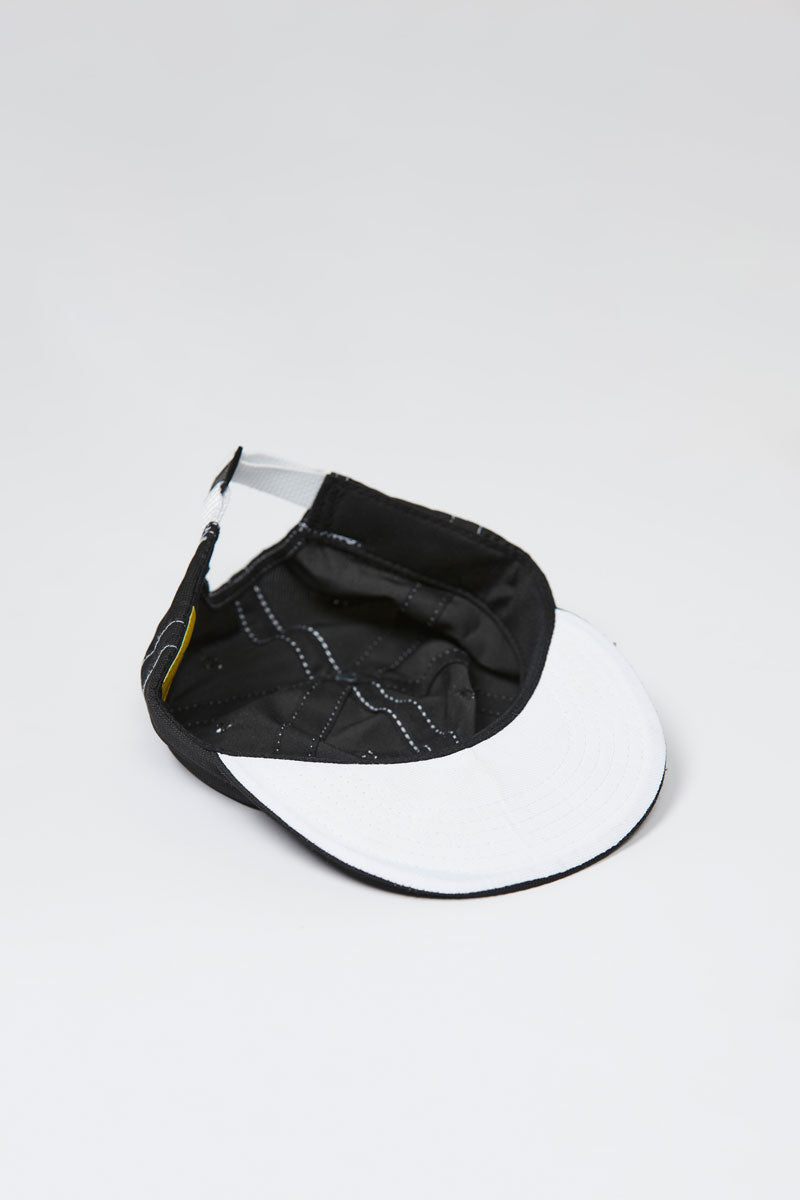 Lite Year Six Panel Cap - Black Adjustable Baseball Hat for Men & Women - Casual Outdoor Sun Protection for Running, Hiking, Travel