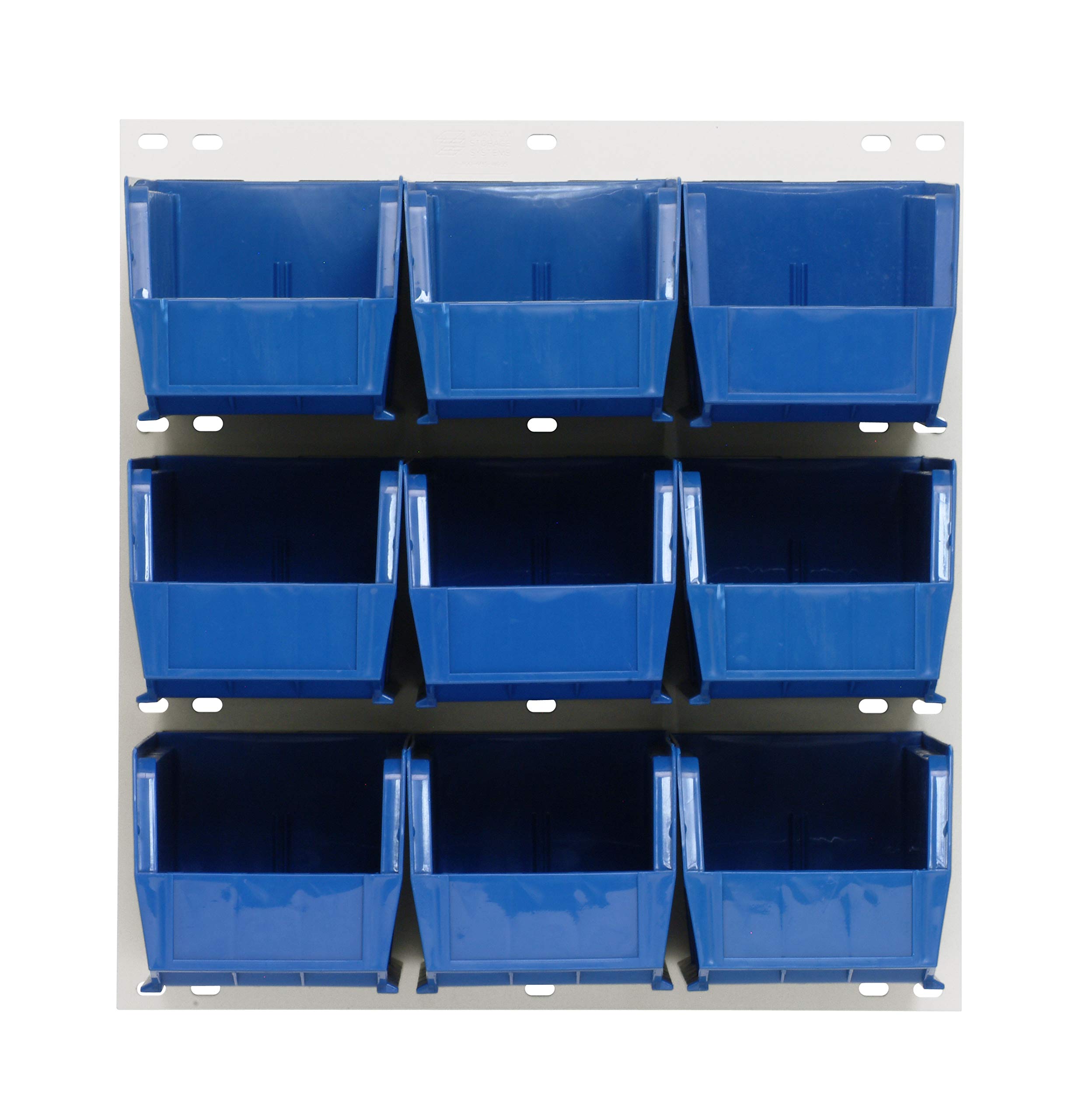 Quantum Storage Systems QLP-1819HC-230-9BL Oyster White Louvered Panels with Bins - 18