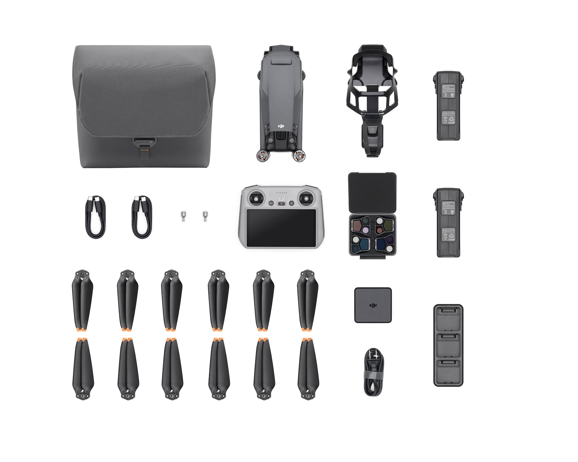 DJI Mavic 3 Pro Drone with Fly More Combo & DJI RC - 4K Camera, 46 Mins Flight Time, Omnidirectional Obstacle Sensing - Perfect for Aerial Photography, Travel Vlogging & Outdoor Adventures