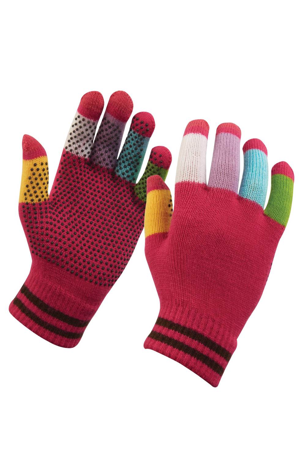 Dublin Kids' Magic Pimple Grip Riding Gloves - Non-Slip Equestrian Gloves for Horseback Riding & Cycling - Perfect for Young Riders & Outdoor Sports