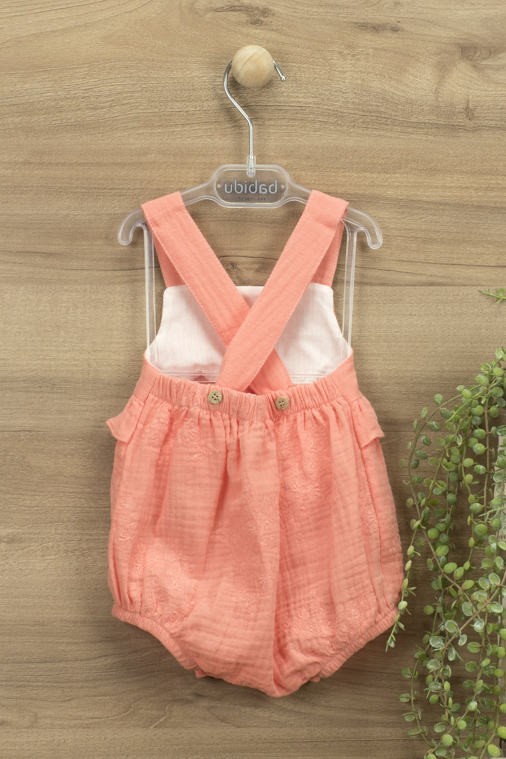 Hana Lace Cheesecloth Romper - Soft Cotton Baby Jumpsuit for Girls, Breathable & Comfortable Summer Outfit - Perfect for Photoshoots, Parties & Casual Playdates