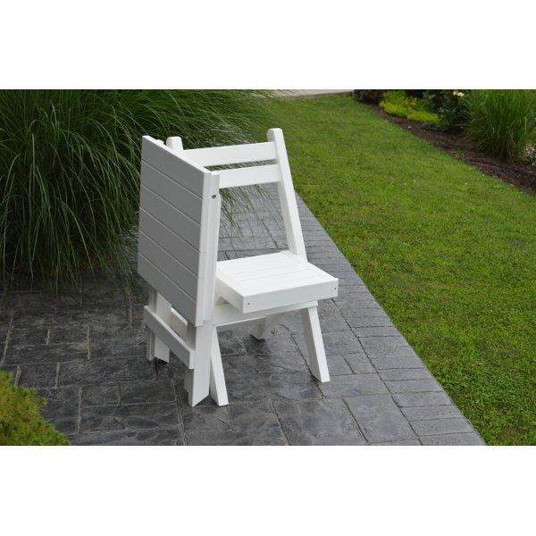 Portable Folding Bistro Table - Compact Outdoor Patio Dining Set for Small Spaces, Balcony, Garden & Picnic Use