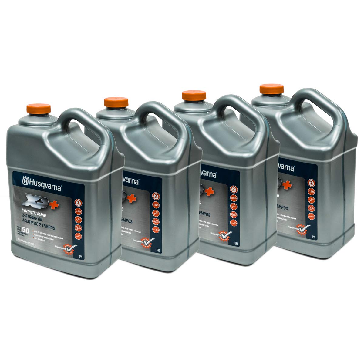 Husqvarna 4PK Genuine OEM XP 2-Stroke Engine Oil - 1 Gallon (593152305) - Premium Lubricant for Chainsaws, Trimmers & Outdoor Power Equipment