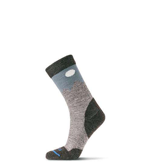 Light Hiker Solid Crew Socks - Durable Hiking Socks for Men & Women - Perfect for Outdoor Adventures, Camping & Trail Running