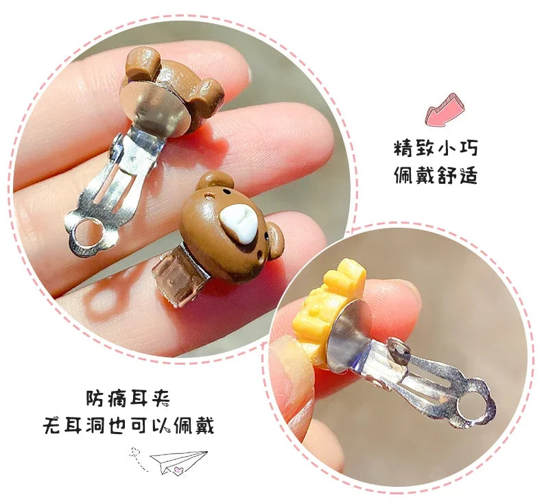 10pcs Cute Girls Earrings Set - Dainty Stud & Hoop Earrings for Teens & Women - Perfect for School, Party & Everyday Wear