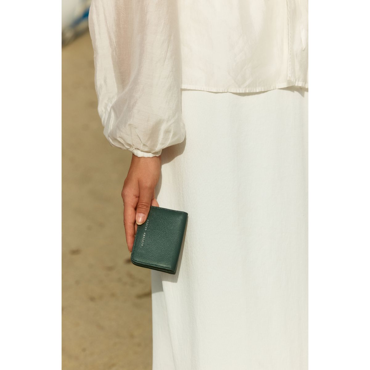 STATUS ANXIETY Miles Away Leather Card Holder Wallet - Slim RFID Blocking Minimalist Wallet for Men & Women - Perfect for Travel, Everyday Use and Gift Giving