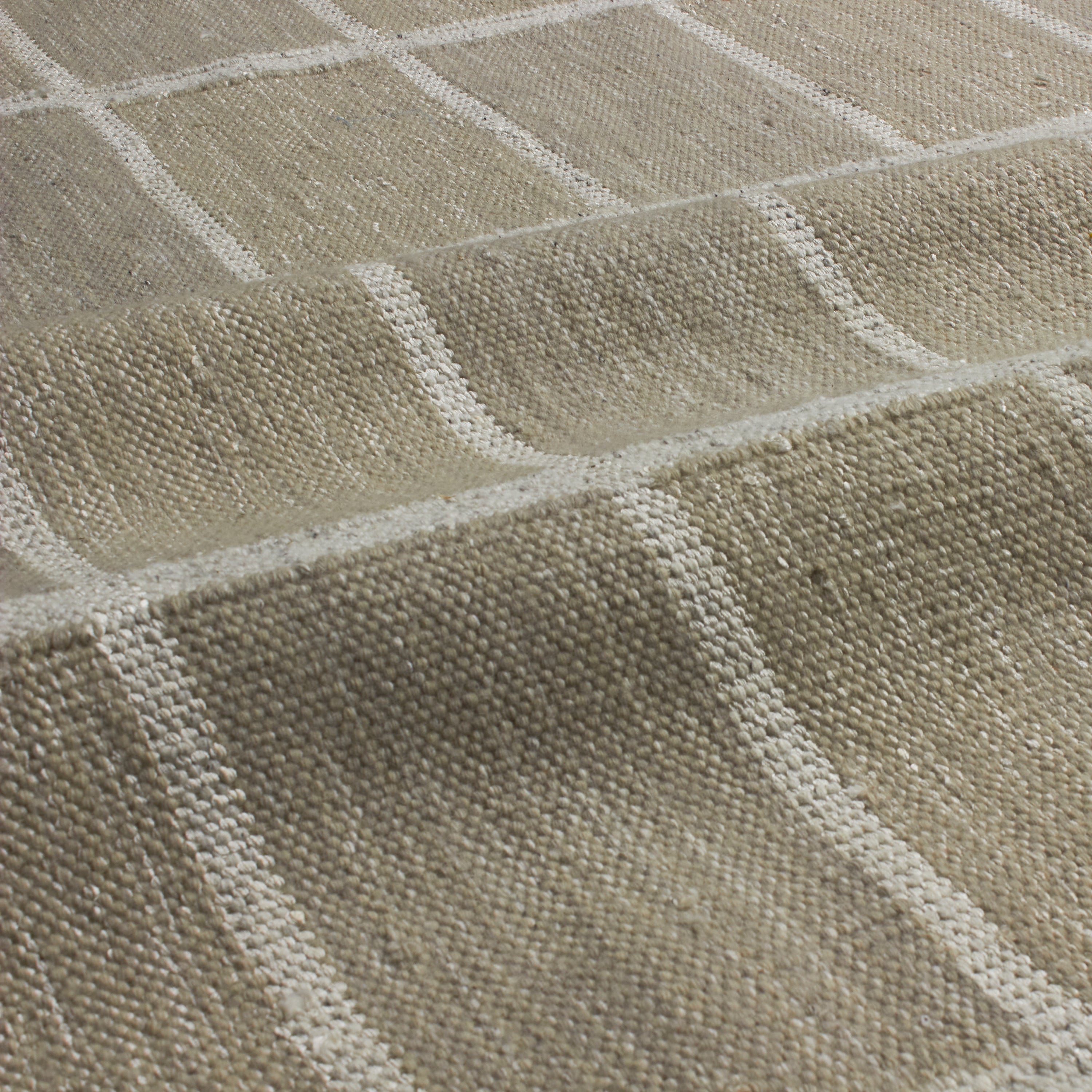 Halland Taupe/Ivory Area Rug - Soft Modern Boho Chic Rug for Living Room, Bedroom, Nursery - Non-Slip Low Pile Carpet Perfect for Home Decor