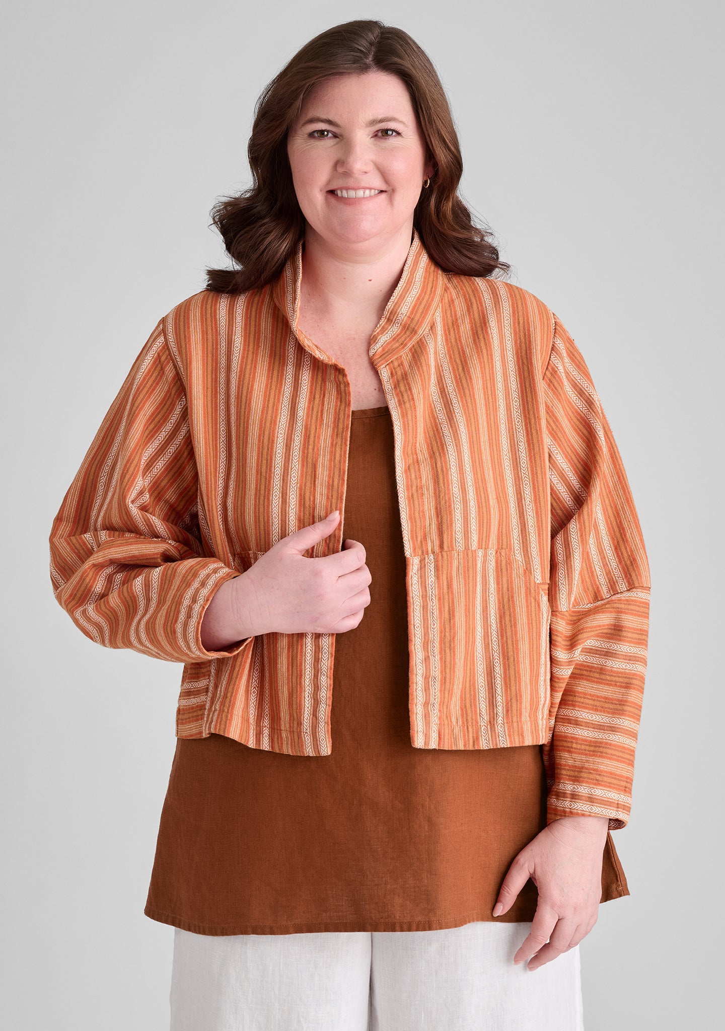 Seamly Jacket - Stylish Cropped Linen Jacket for Women | Lightweight Summer Blazer | Perfect for Office, Date Night & Outdoor Events