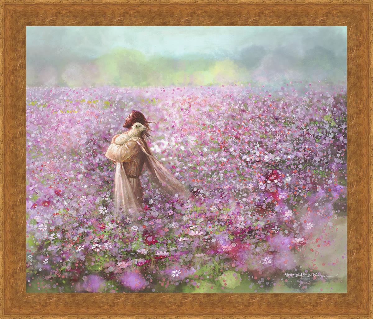 Calming Embrace Large Wall Art - Modern Abstract Canvas Painting for Living Room, Bedroom & Office Decor - Perfect for Home, Office & Meditation Spaces
