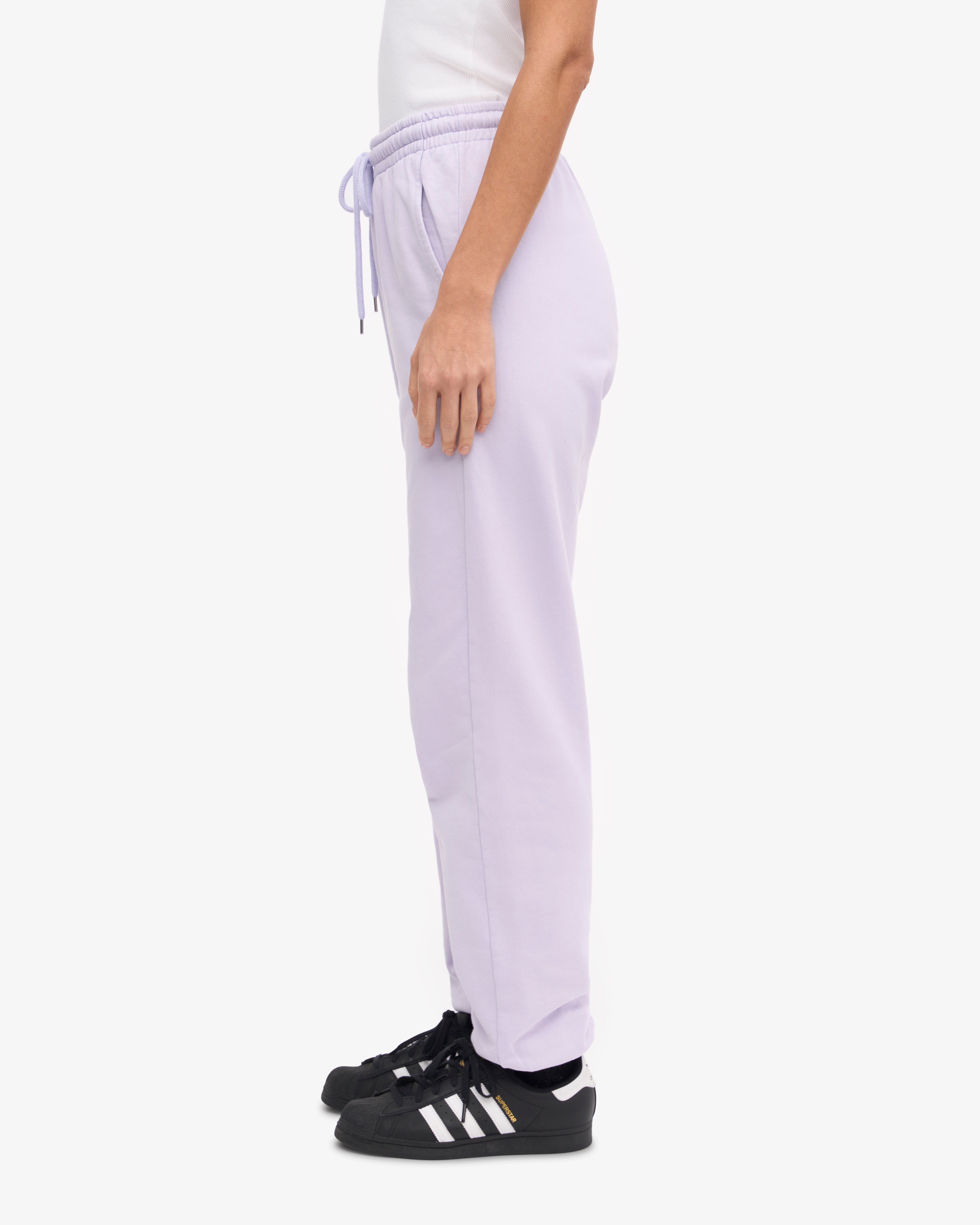 Organic Cotton Sweatpants for Women - Soft Lavender Lounge Pants | Eco-Friendly Comfort Wear for Yoga, Home & Casual Outings