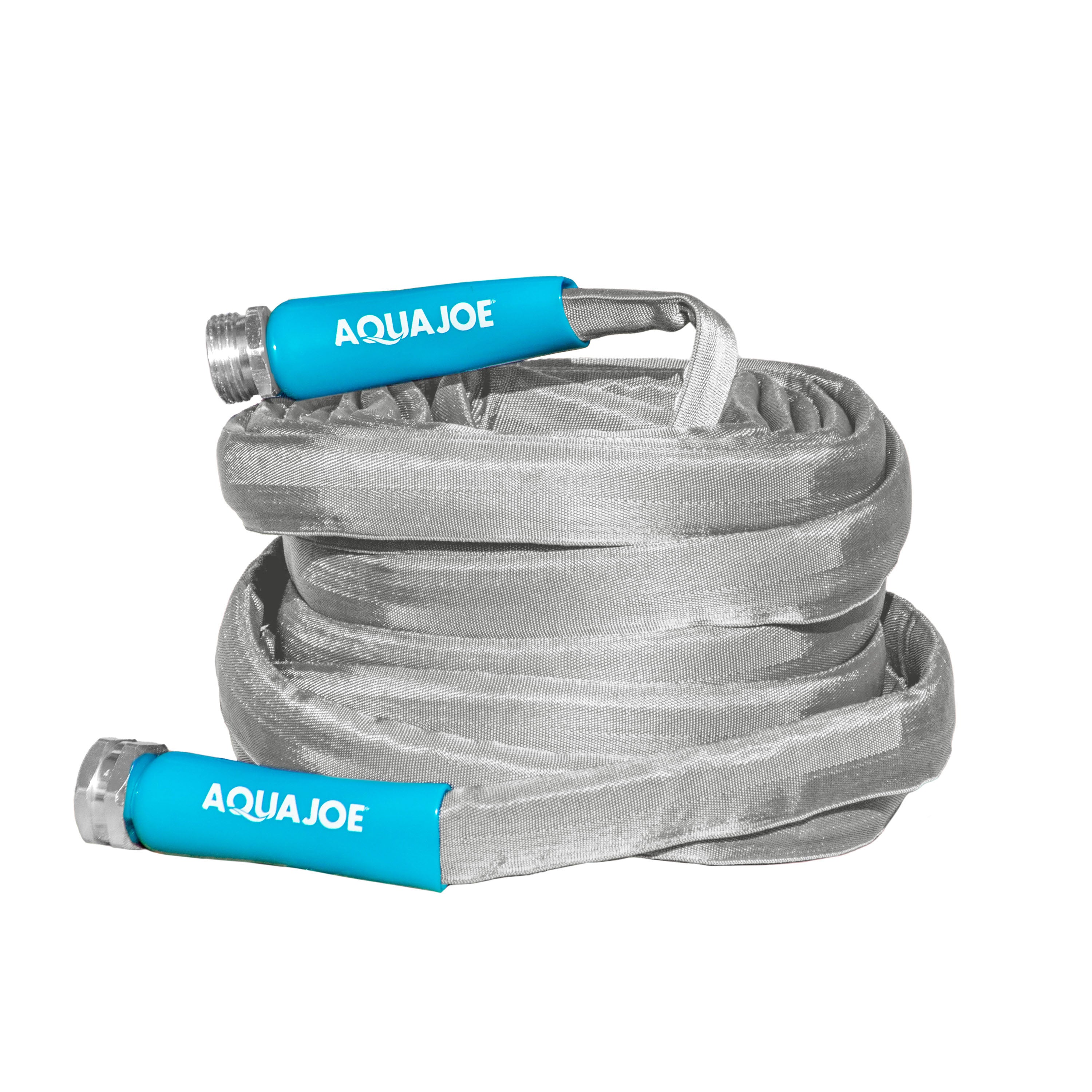 Aqua Joe AJFJH25 58 PRX Xtreme Ultra Flexible Non-Expanding Kink Resistant Garden Hose - 25 Foot, 5/8 Inch Diameter - Perfect for Watering Lawns, Washing Cars & Outdoor Cleaning