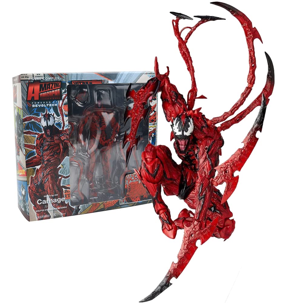 Venom Legends Series - 7-Inch Carnage Action Figure, Collectible Anime Statue Toy for Marvel Fans - Perfect for Display, Gifts & Home Decor