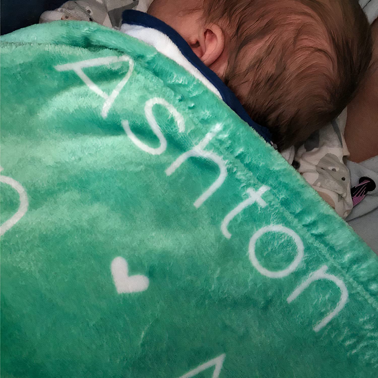 Personalized Soft Baby Blanket with Name - Custom Embroidered Baby & Kids Blanket - Newborn Boy & Girl Gift - Perfect for Birthdays, Showers & Nursery Decor