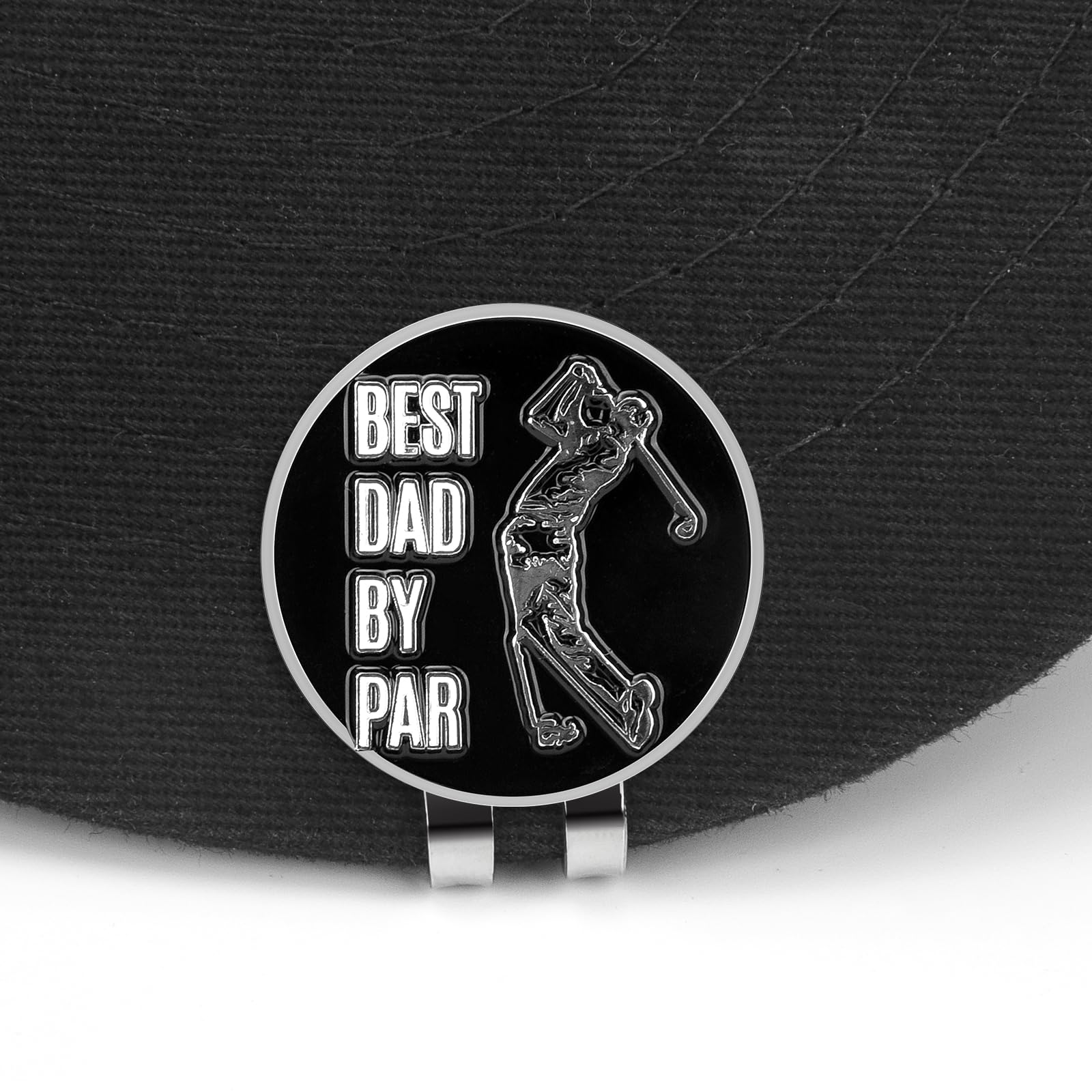 Funny Magnetic Golf Ball Marker with Hat Clip - 25mm Golf Accessories for Men | Perfect Golf Gifts & On-Course Essentials