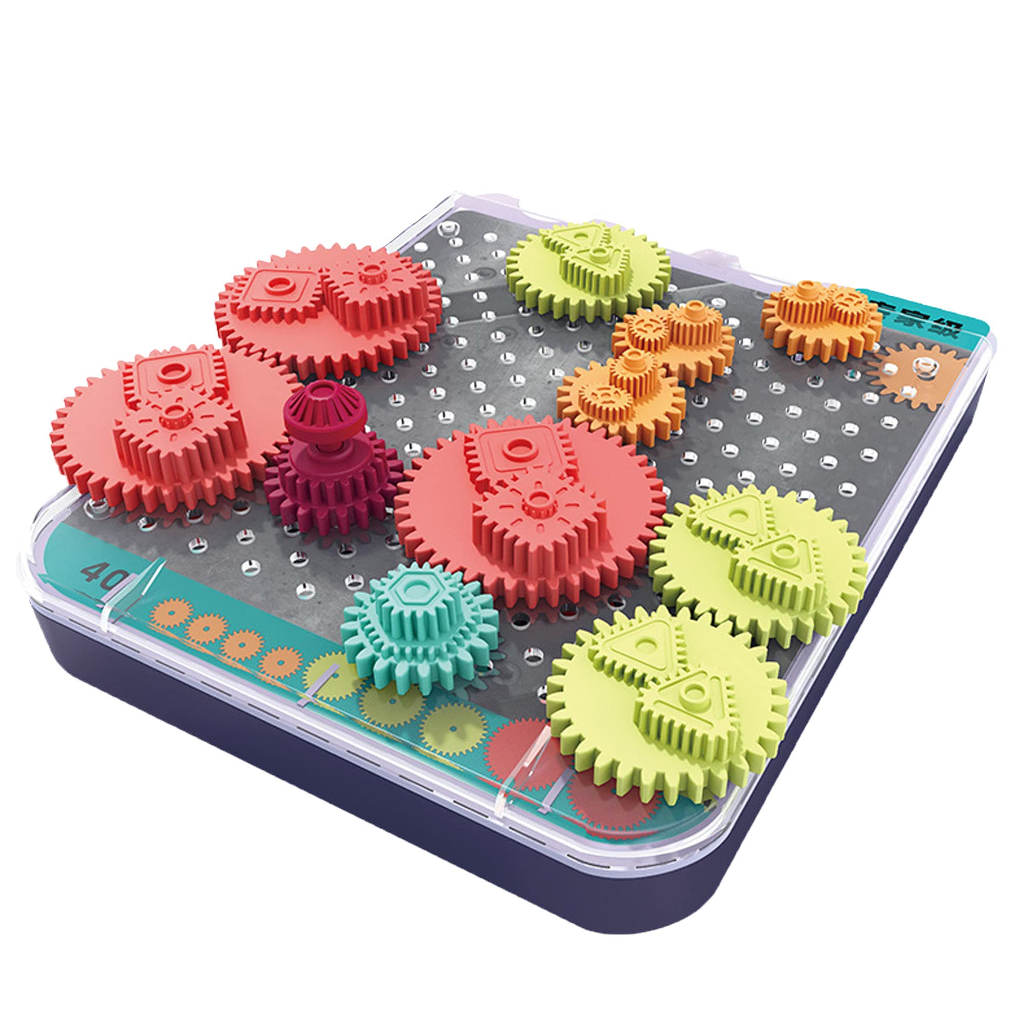 STEM Building Toys for Kids Ages 5-12 | Gears Construction Set for Toddlers & Children | Creative Learning, Critical Thinking & Montessori Educational Games | Perfect for Classroom, Homeschool & Playroom Activities