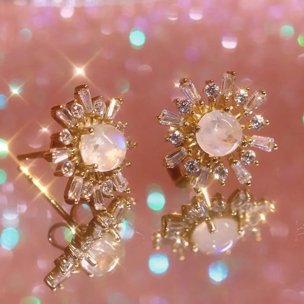 Sonya Studs - Stylish Rhinestone Earrings for Women | Trendy Fashion Jewelry for Parties, Weddings & Special Occasions