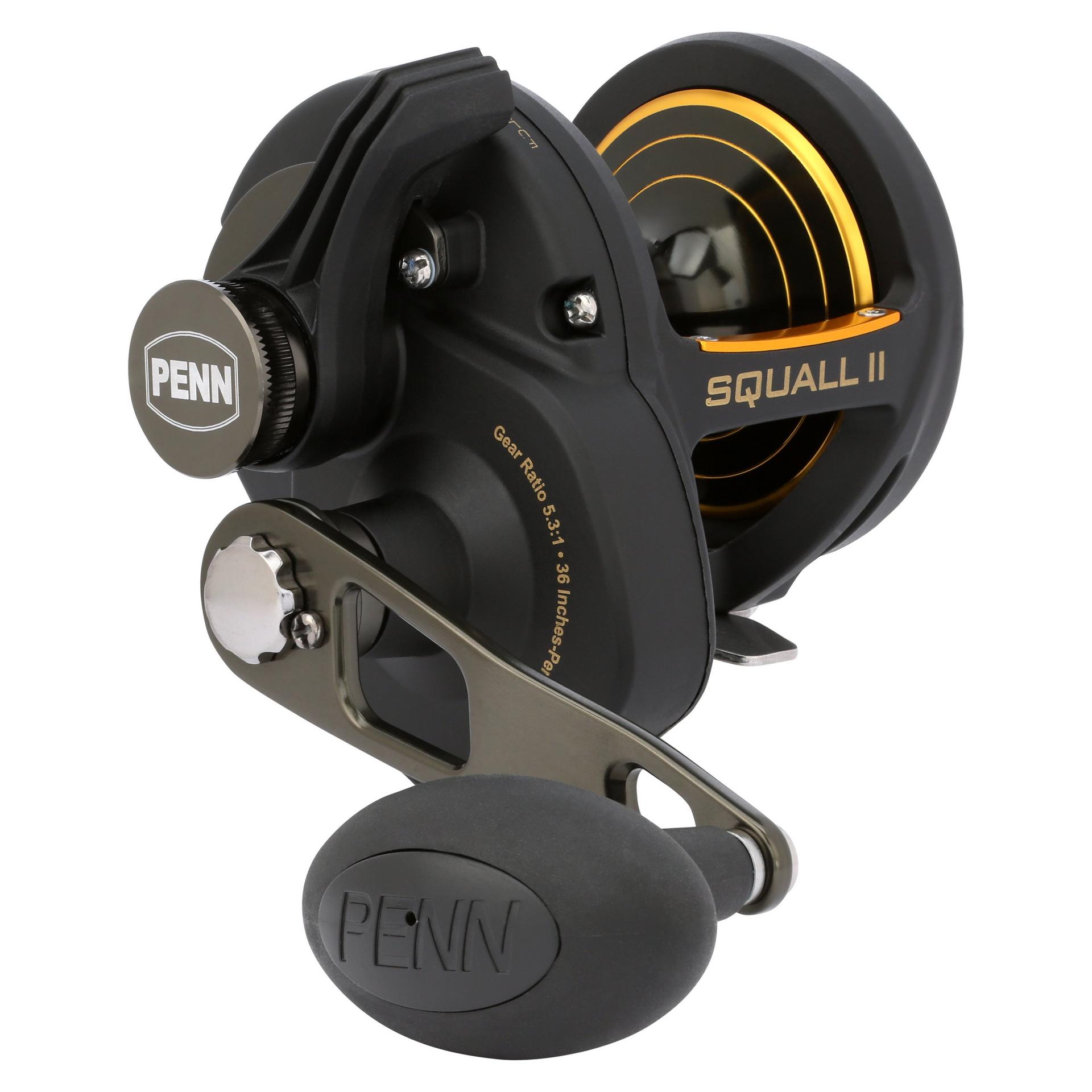 Squall® II Lever Drag Conventional Reel - High Performance Saltwater Fishing Reel for Offshore & Deep Sea Fishing | Durable & Smooth Drag System | Perfect for Trolling, Bottom Fishing & Big Game Fishing