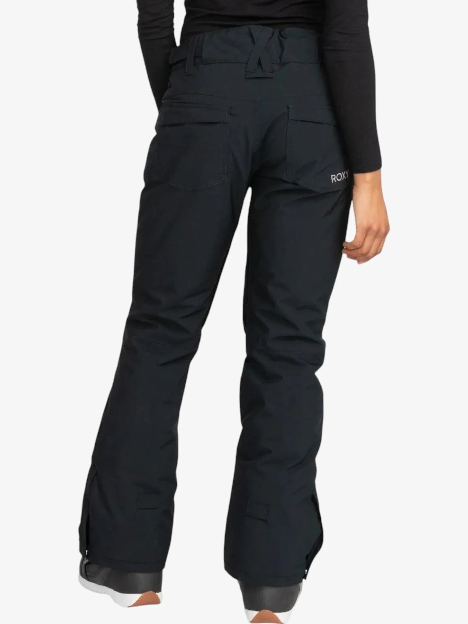 ROXY Women's Snow Pants - Black Waterproof Winter Ski Pants for Snowboarding & Cold Weather Outdoor Activities
