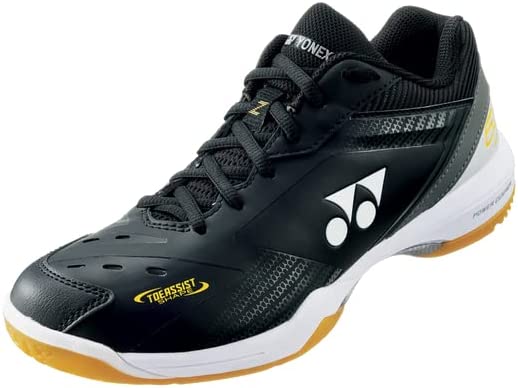 Yonex Power Cushion 65 Z3 Unisex Badminton Shoes for Men & Women - Lightweight Cushioned Court Sneakers for Badminton, Tennis & Indoor Sports (Black)