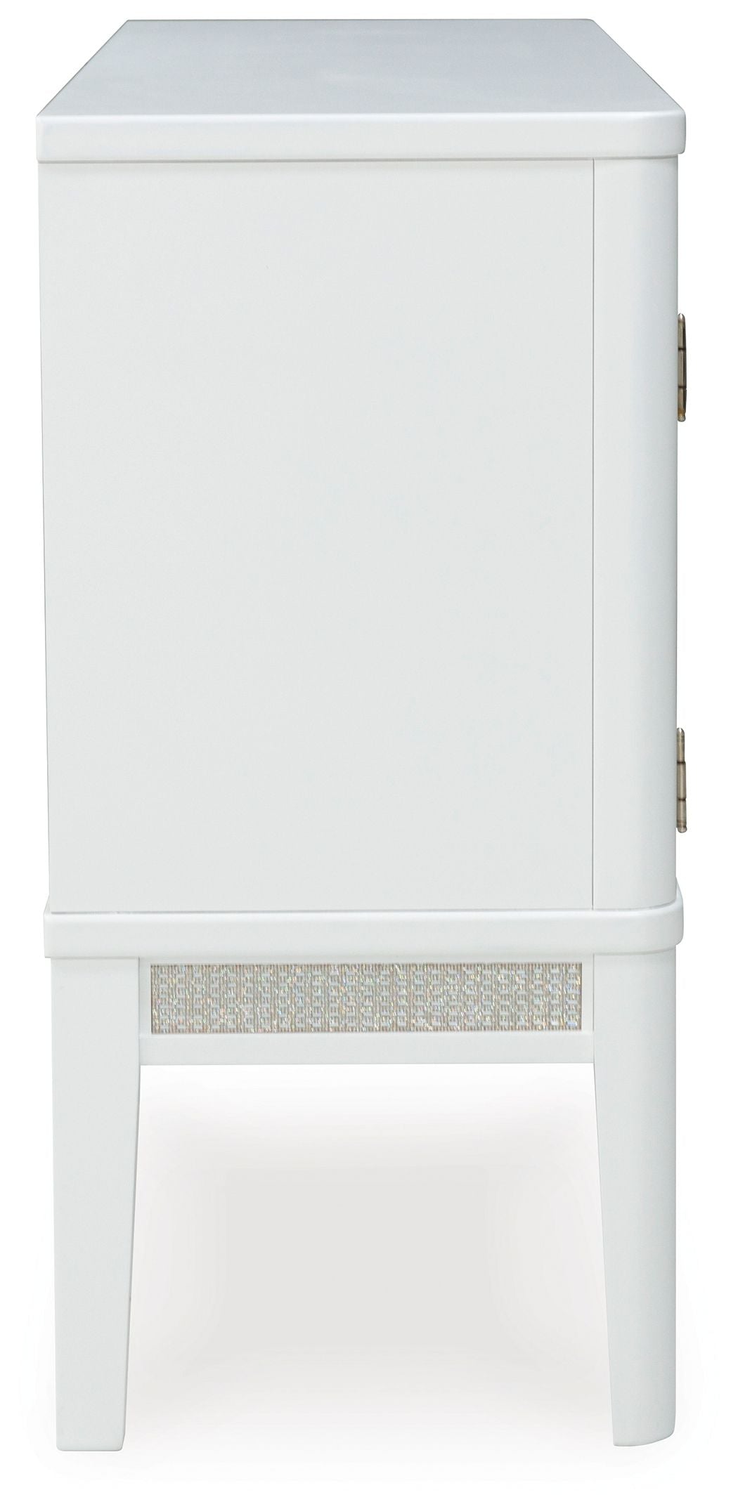 Chalanna White Dining Room Server Buffet Sideboard - Elegant Kitchen Storage Cabinet for Dining Room, Living Room & Entryway