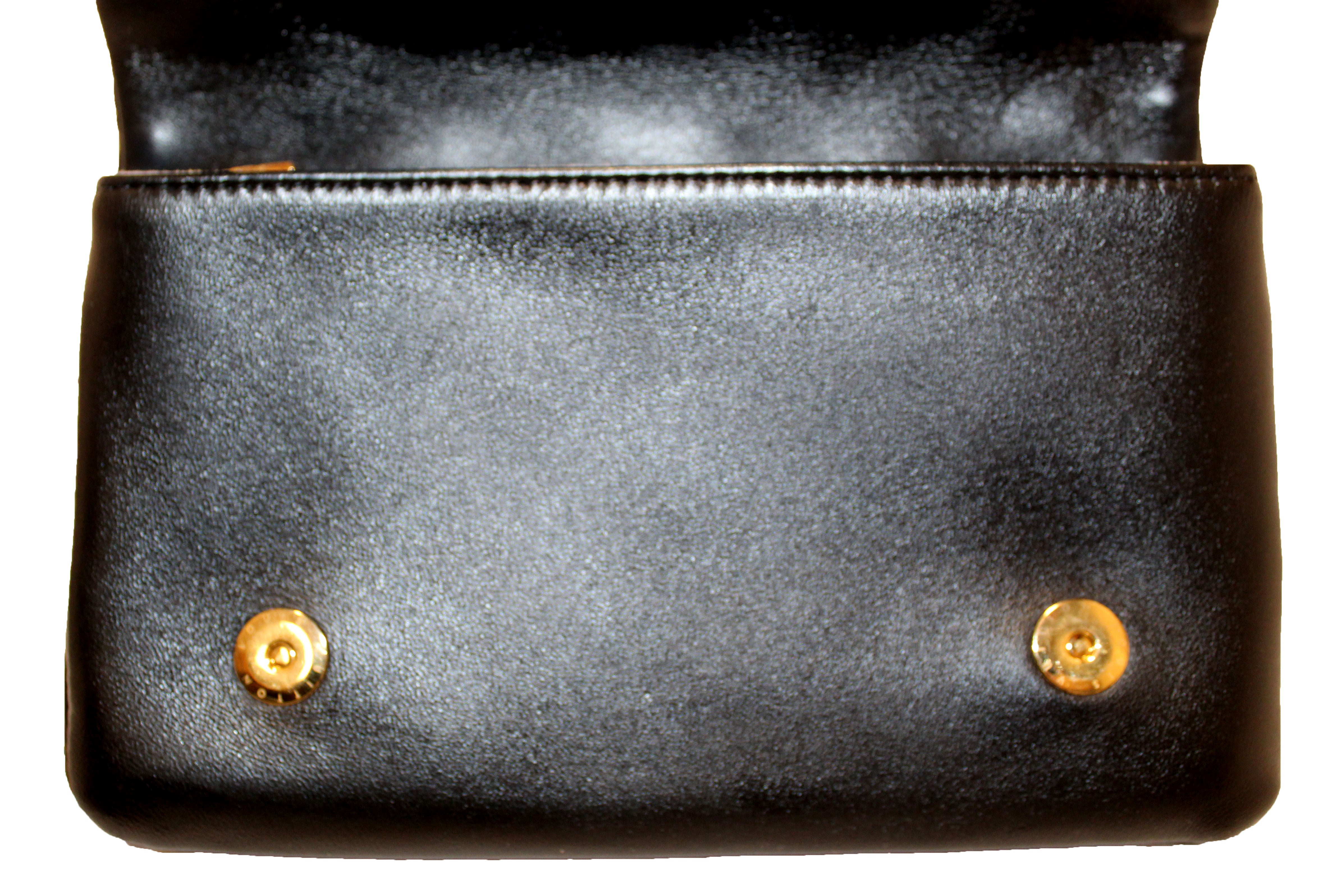 Authentic Louis Vuitton Black Monogram Embossed Lambskin Pochette Coussin Handbag - Luxury Crossbody Bag for Women, Perfect for Evening Parties & Date Nights
