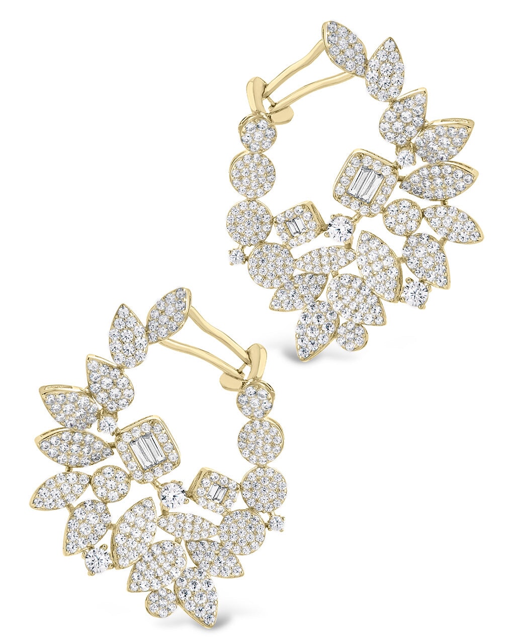 Rosie CZ Drop Stud Earrings for Women – Elegant Cubic Zirconia Dangle Earrings for Party, Wedding & Everyday Wear