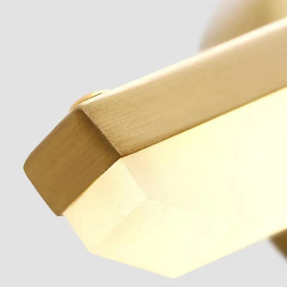 Vintage Brass LED Mirror Lights - Elegant Vanity Lighting for Bathroom & Dressing Room Makeup