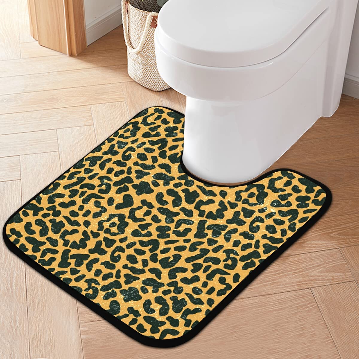 Easter Bunny Bathroom Rug Set - Contour & Bath Mat for Holiday Decor