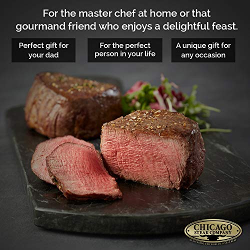 Premium Wet-Aged Filet Mignon Steak Gift Box - 10 (6 oz) USDA Prime Beef Filets with Steak Seasoning | Perfect for Grilling, Dinner Parties & Gourmet Gifts