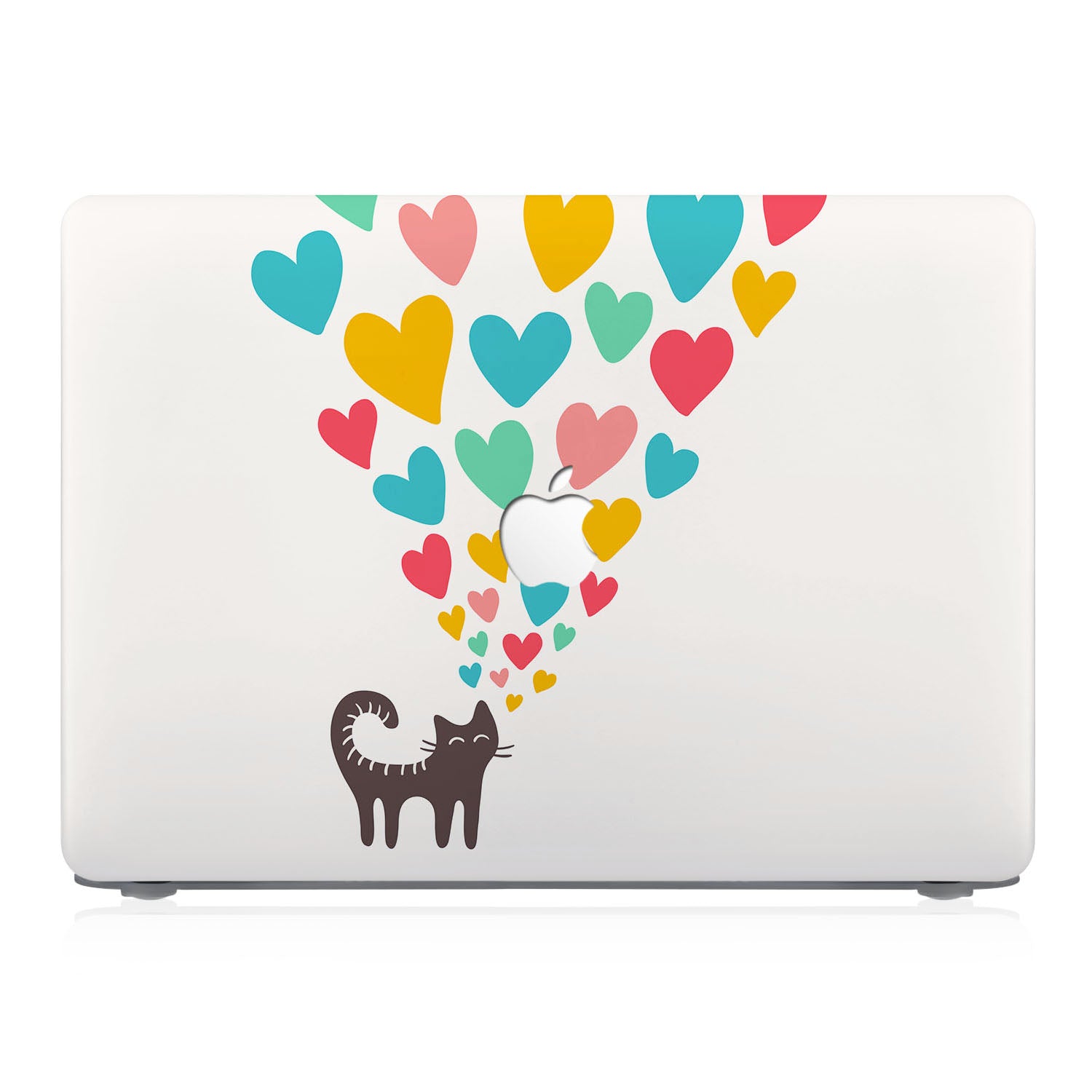 Premium MacBook Pro/Air Protective Case with Cute Cat & Kitty Design - Durable Lightweight Cover for Work, Travel & School