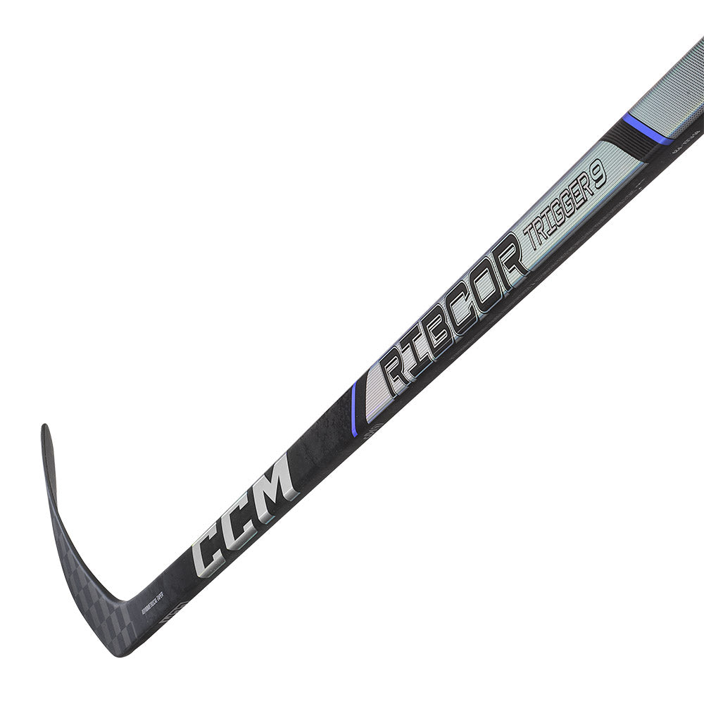 CCM Ribcor Trigger 9 Junior Ice Hockey Stick - Lightweight Composite Hockey Stick for Youth Players - Perfect for Practice, Training & Competitive Games