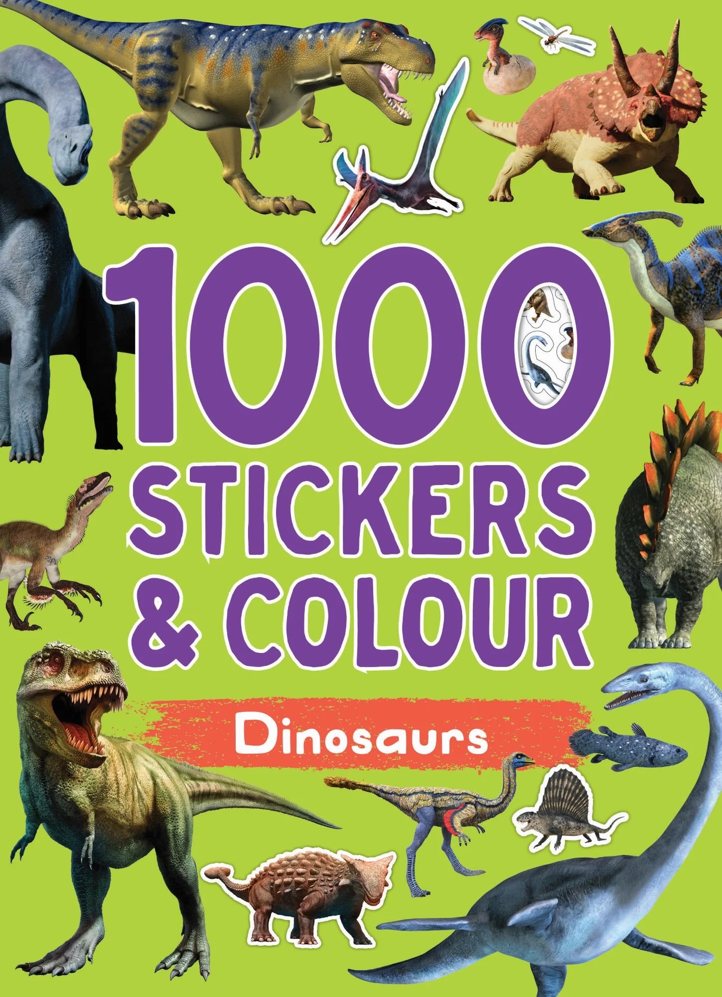 1000 Colorful Dinosaur Stickers for Kids - Fun Activity Book for Learning & Play - Perfect for School Projects, Scrapbooking & Creative Playtime
