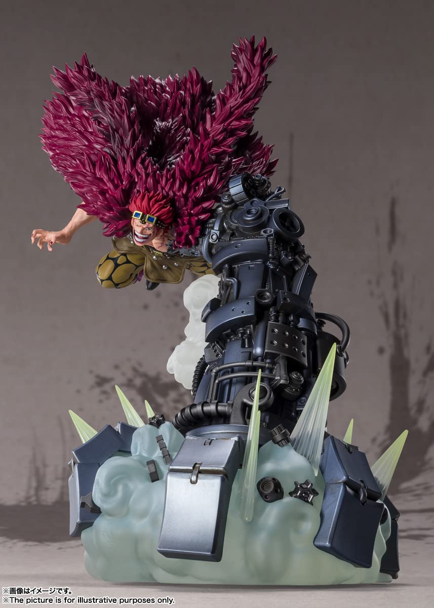 TAMASHII NATIONS One Piece Eustass Kid Battle of Monsters on Onigashima Action Figure - Bandai Spirits FiguartsZERO Collectible Statue for Anime Fans & Display Collection | Perfect for Home Decor, Office Display, and Anime Convention Showcase