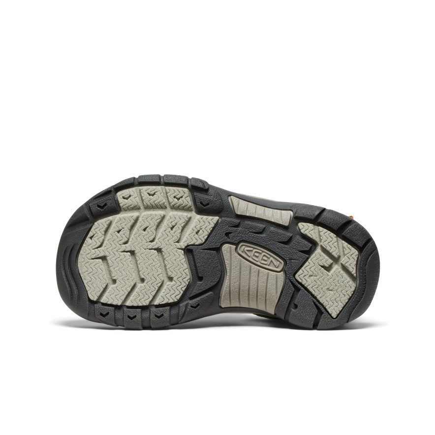 Little Kids' Newport Boundless Sandal - Dark Olive/Scarlet Ibis | Comfortable & Durable Water Shoes for Beach, Pool & Outdoor Play