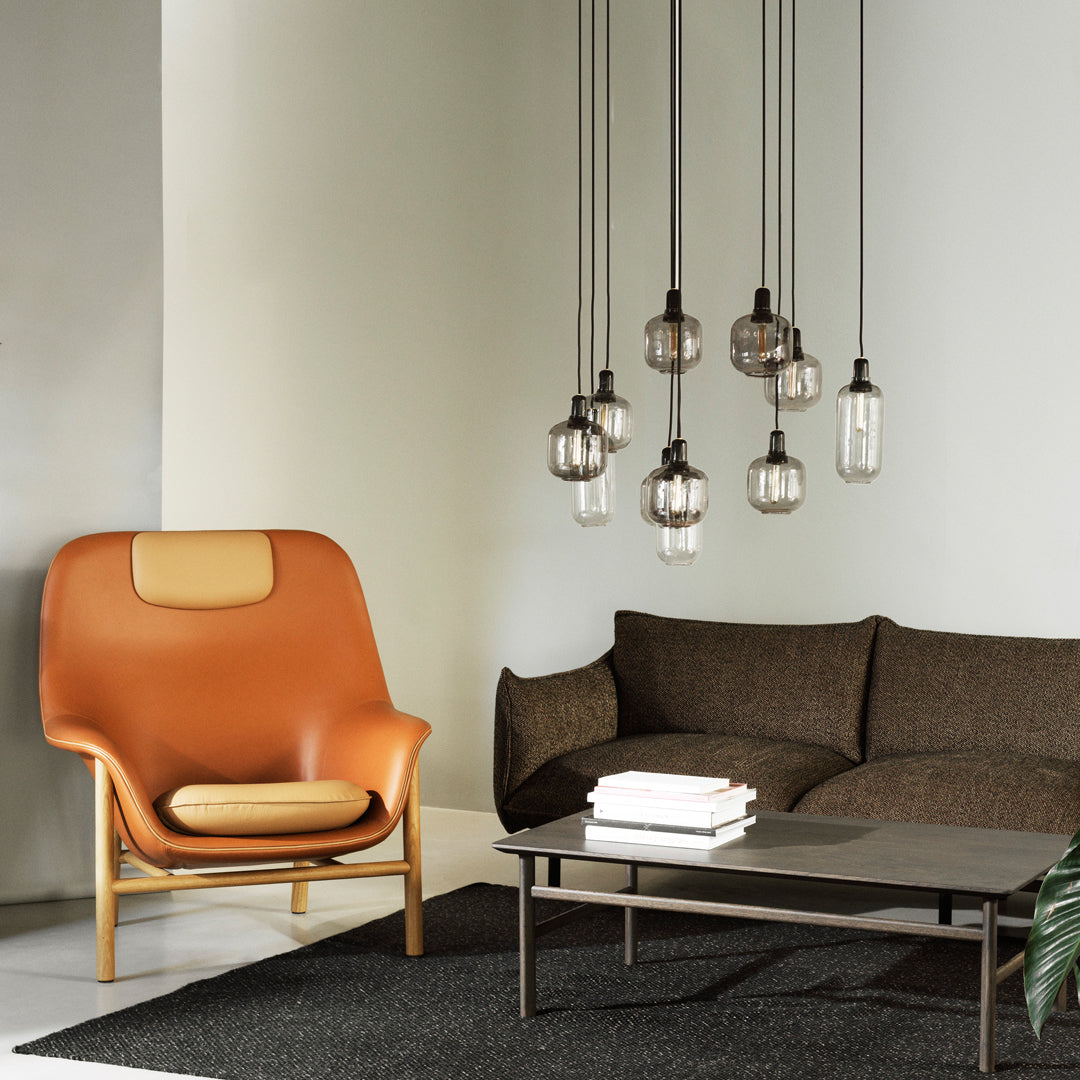 Modern Amp Pendant Lamp - Industrial Style Hanging Light Fixture for Kitchen Island, Dining Room & Bedroom Lighting | Dimmable Edison Bulb Compatible
