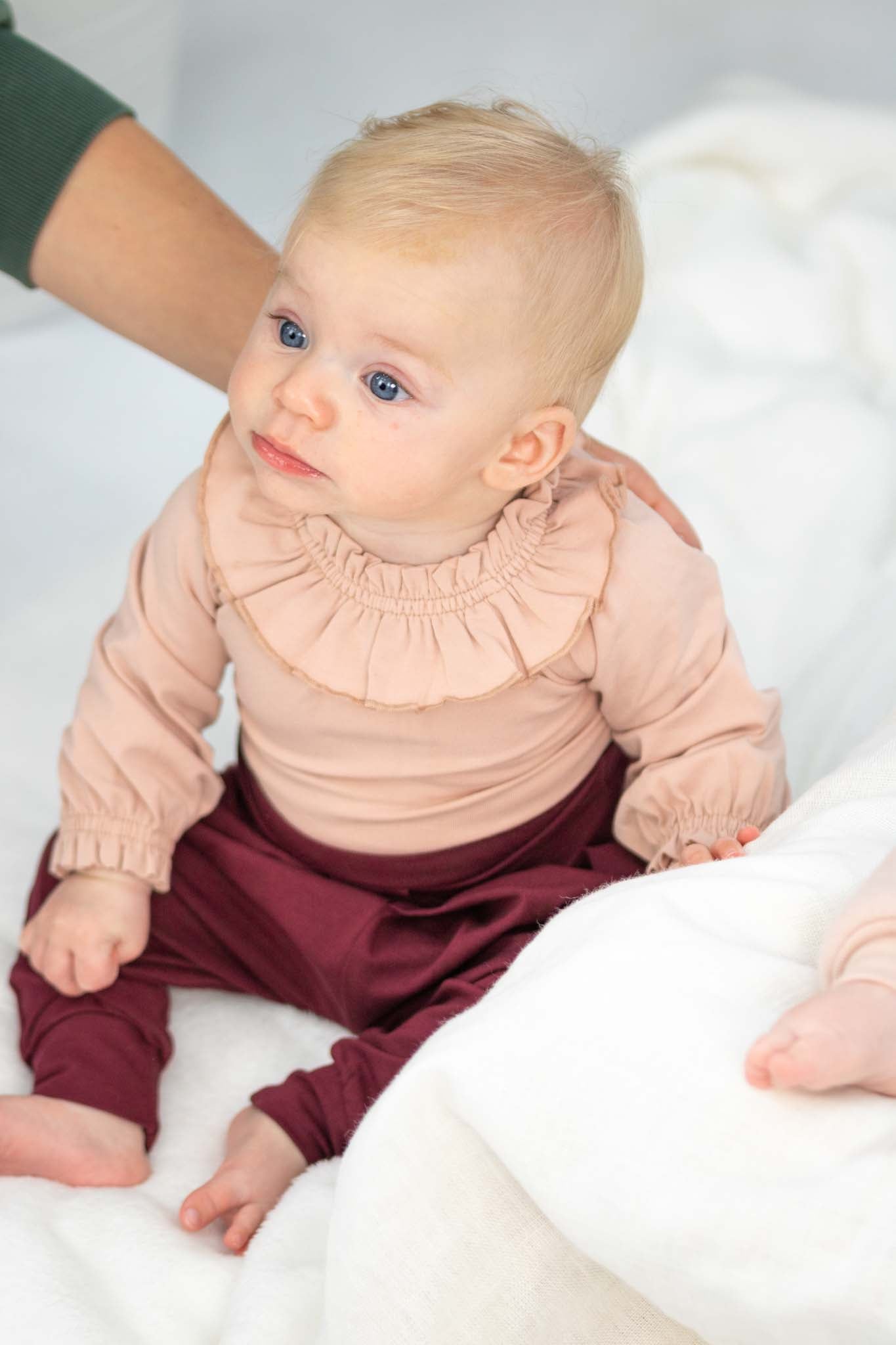 Adorable Fig Cozy Me Bow Pants for Baby Girls - Soft & Comfortable Cotton Leggings for Playtime, Photos & Special Occasions