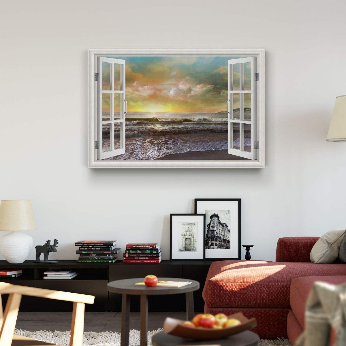 Sunset Beach Dusk Embrace Nature Wall Art Prints - 24