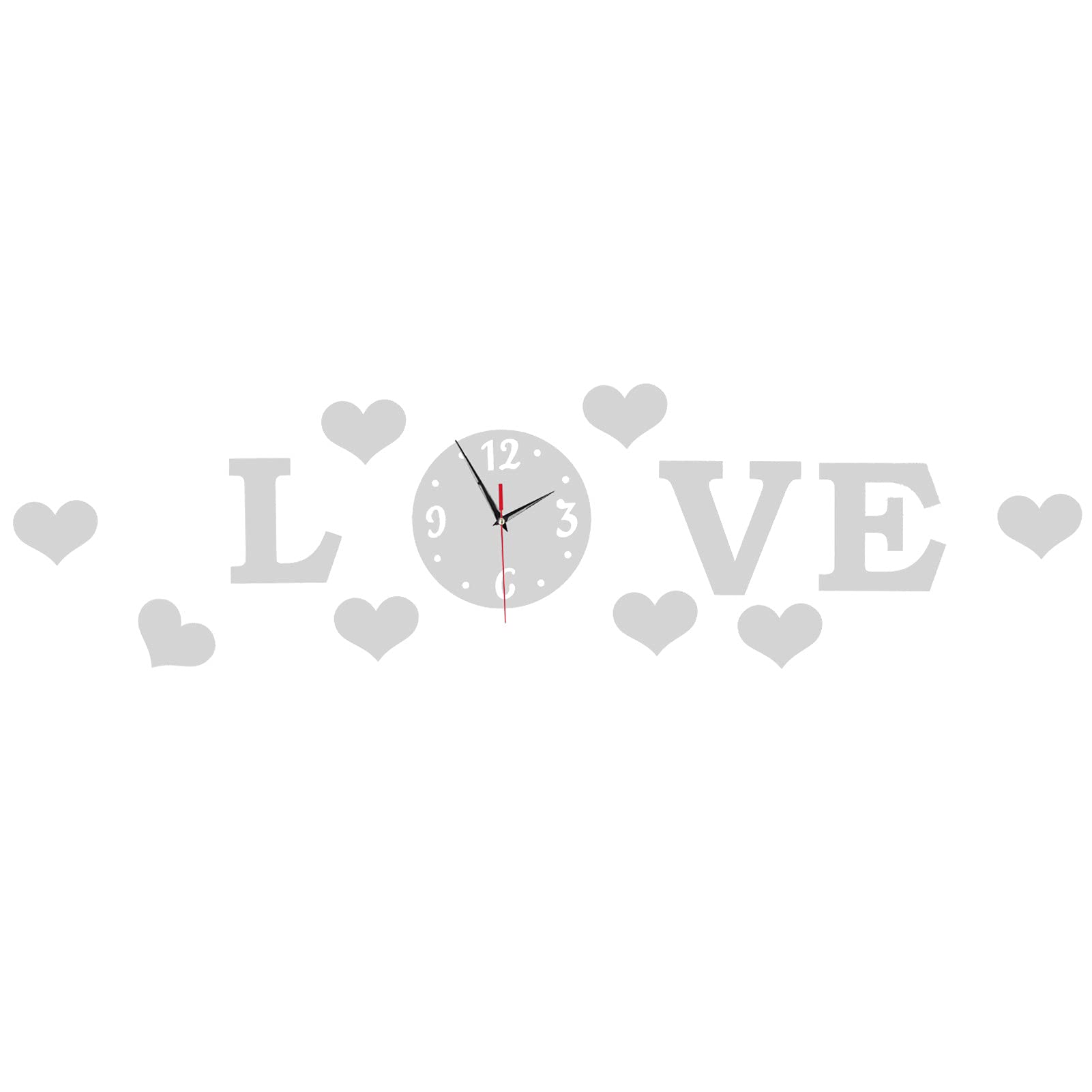 Greensen DIY Wall Decals - Self-Adhesive Home Decor Stickers for Living Room, Bedroom & Kids Room | English Letter Love Mural Art | Perfect for Nursery, Dorm & Apartment Decorating