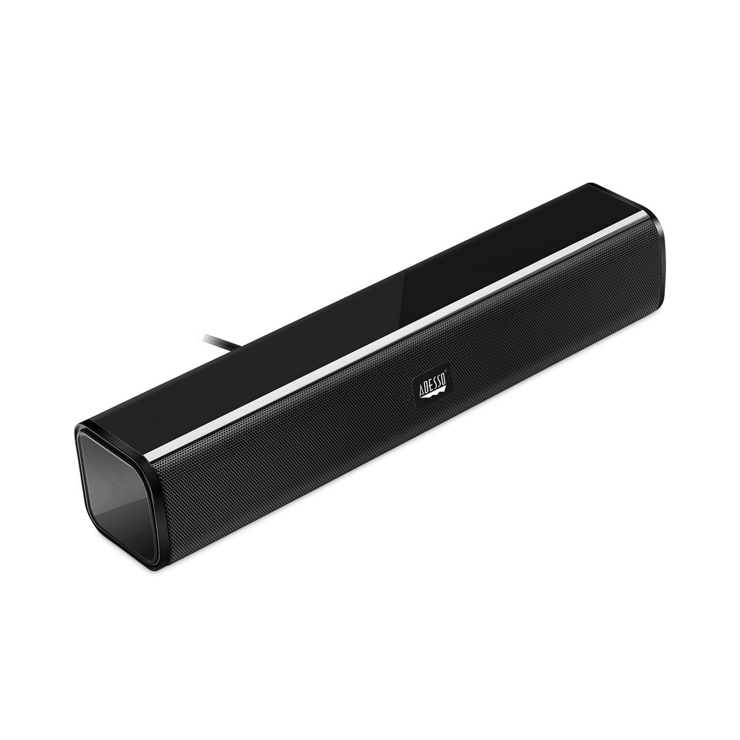 Adesso Xtream S5 Stereo Multimedia Soundbar Speaker - High-Quality Sound for TV, Movies & Music - Perfect for Home Theater & Gaming Setup (Black)