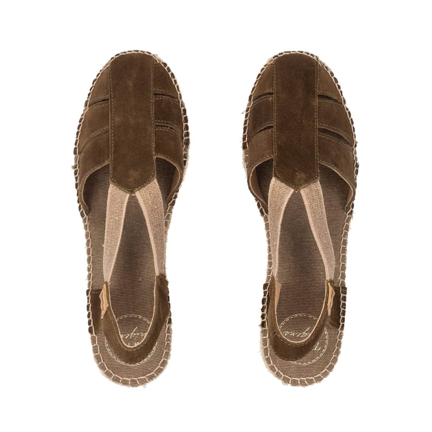 Women's Plain Suede Leather Wedge Espadrille Shoes - Comfortable Casual Summer Sandals for Beach, Vacation & Everyday Wear