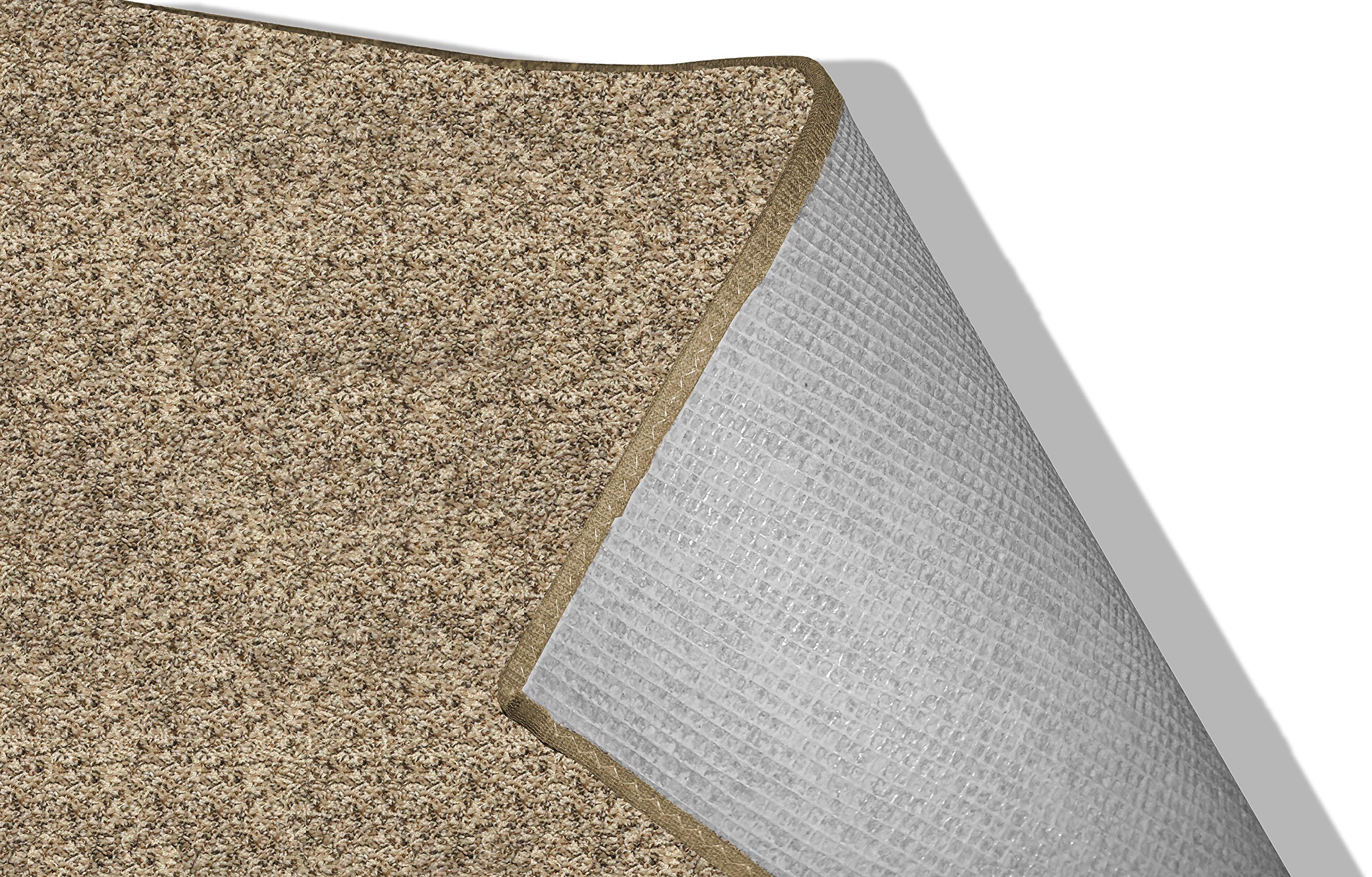 KOECKRITZ Soft & Cozy 25 oz Bronze Area Rug - 9' Round Plush Living Room Carpet | Multiple Size Options for Bedroom, Office & Home Decor
